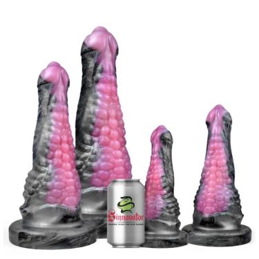 Sinnovator Rhino Platinum Silicone Dildo 6.5 Inches to 12.4 Inches (4 Sizes)